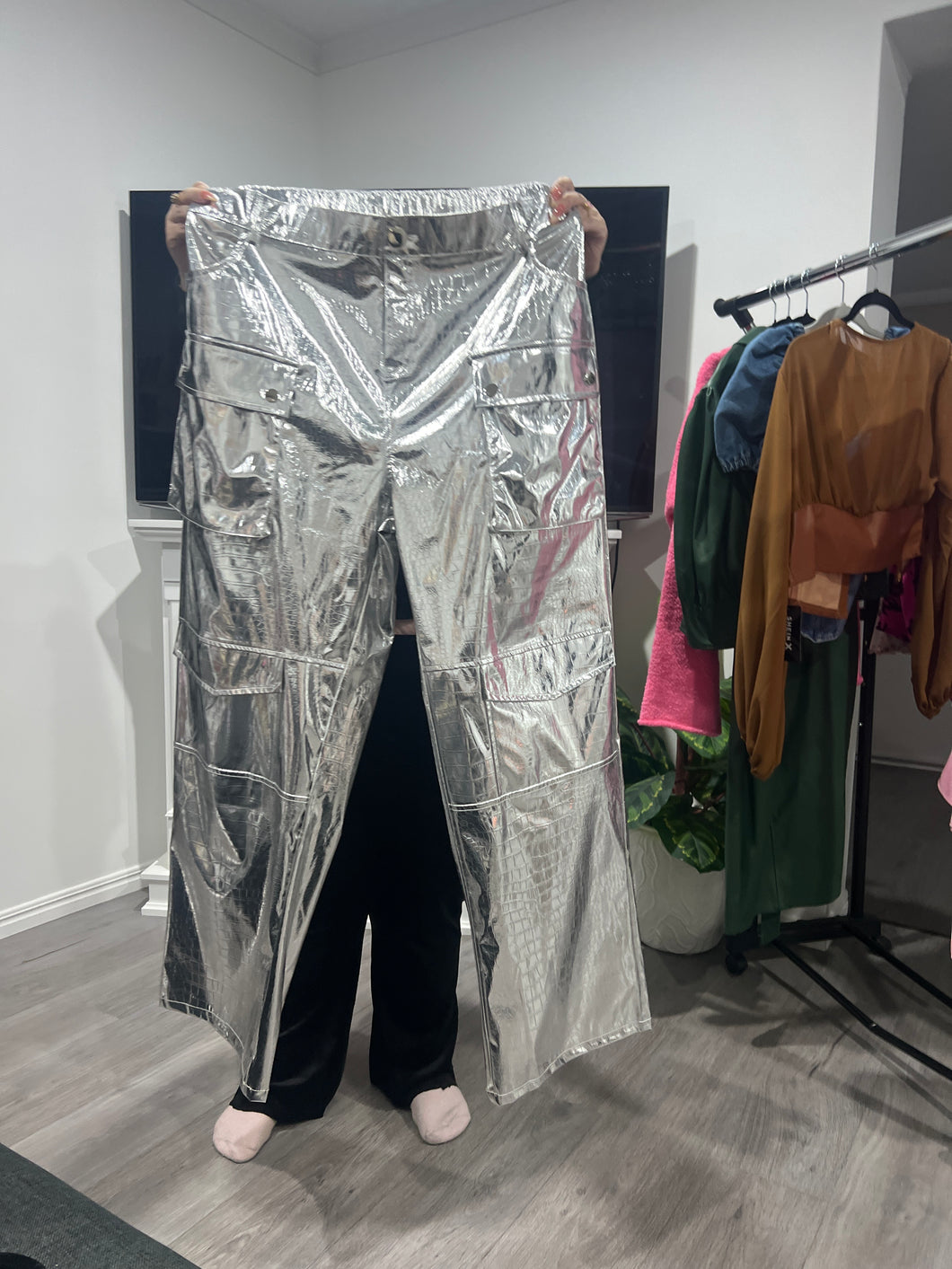 Size 22-24 silver pants